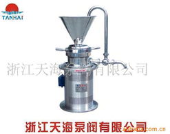 浙江天海泵阀 豆制品加工设备产品列表
